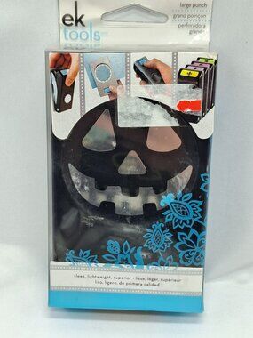 EK MARTHA STEWART Pumpkin Jack O' Lantern Craft Paper Punch Fall Halloween